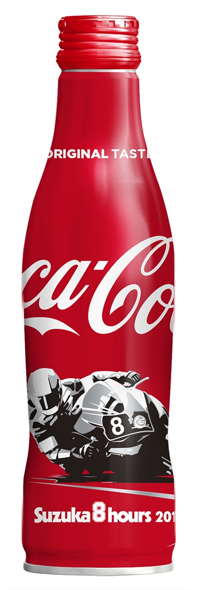コカコーラ スリムボトル鈴鹿8耐オリジナルデザインが鈴鹿サーキットで発売