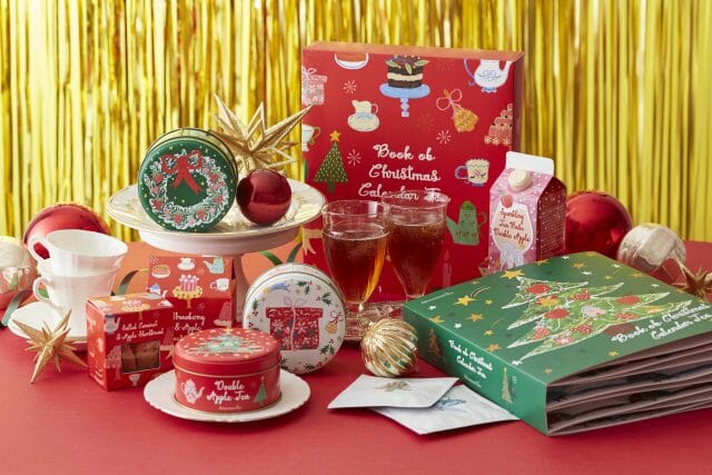 ベリー アクトゥグルのイラストがかわいいクリスマス期間限定の紅茶や焼き菓子がアフタヌーンティーに登場