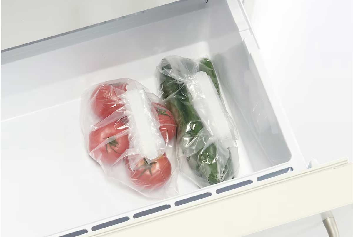 無印良品おボードン袋っぽい野菜保存ポリ袋