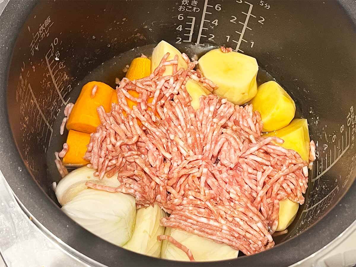 炊飯器で揚げないコロッケ