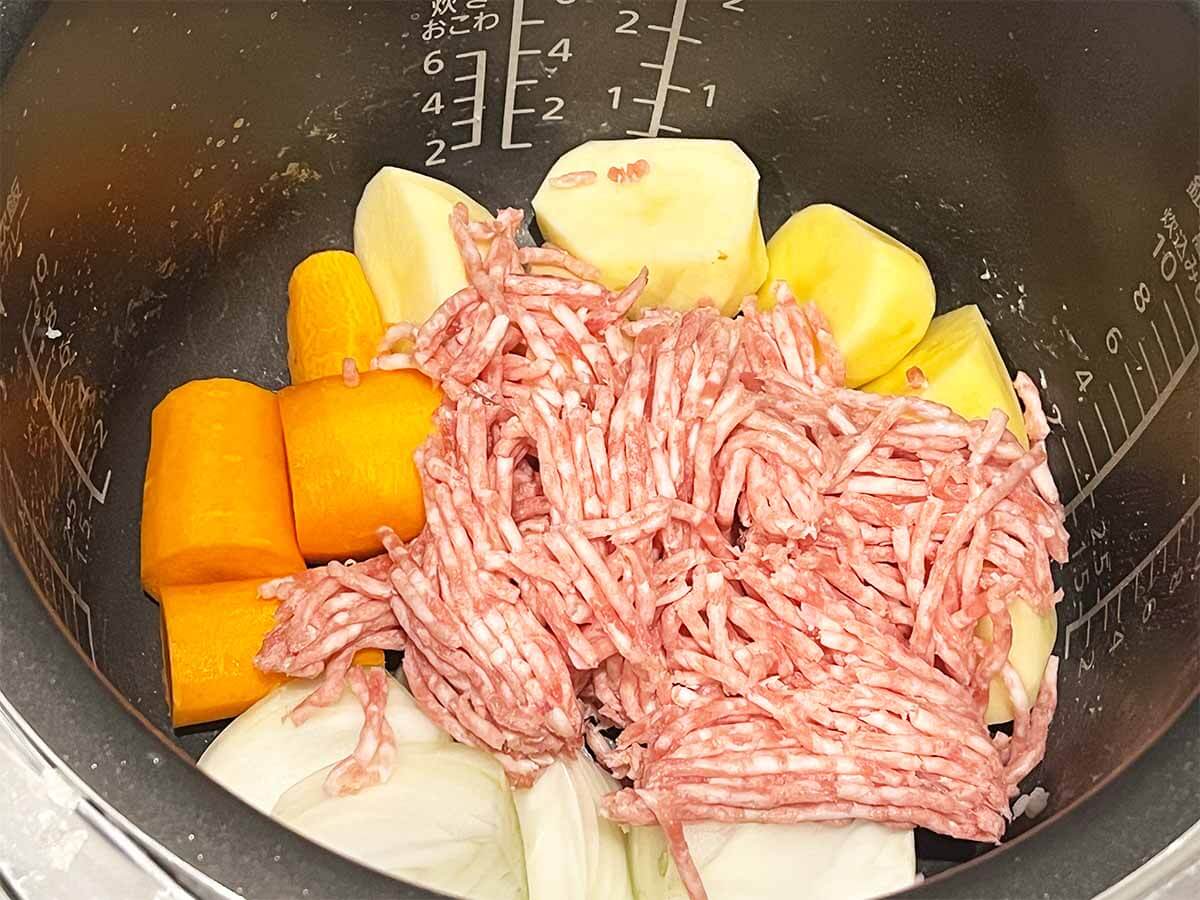 炊飯器で揚げないコロッケ