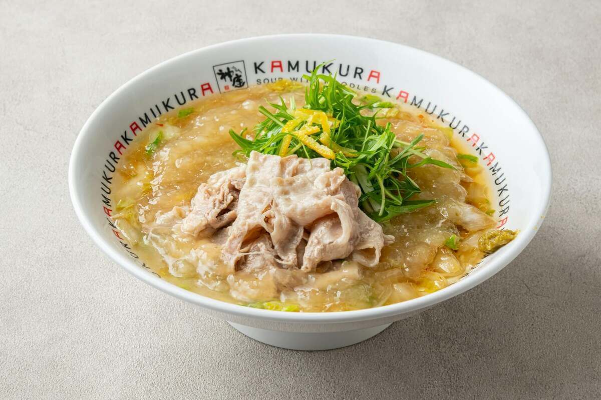 どうとんぼり神座「ぽかぽか柚子温おろしラーメン」