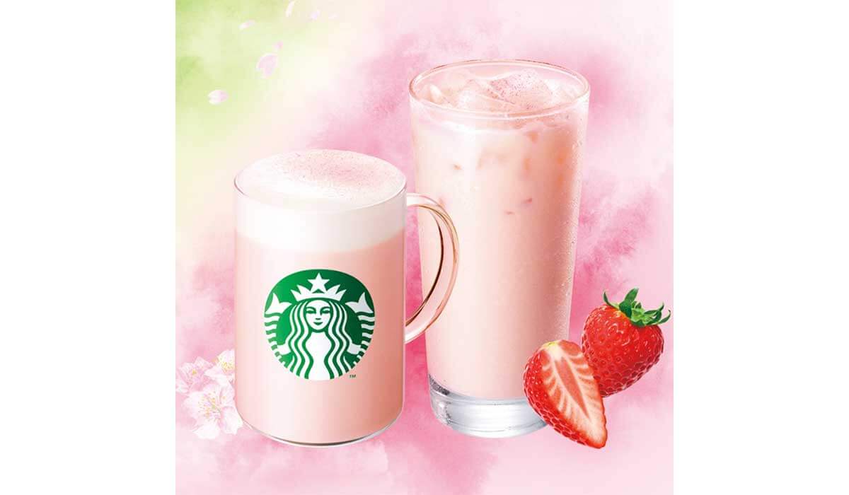 スターバックス「いちご 桜 ソイ ラテ」春を感じられて美味しい！